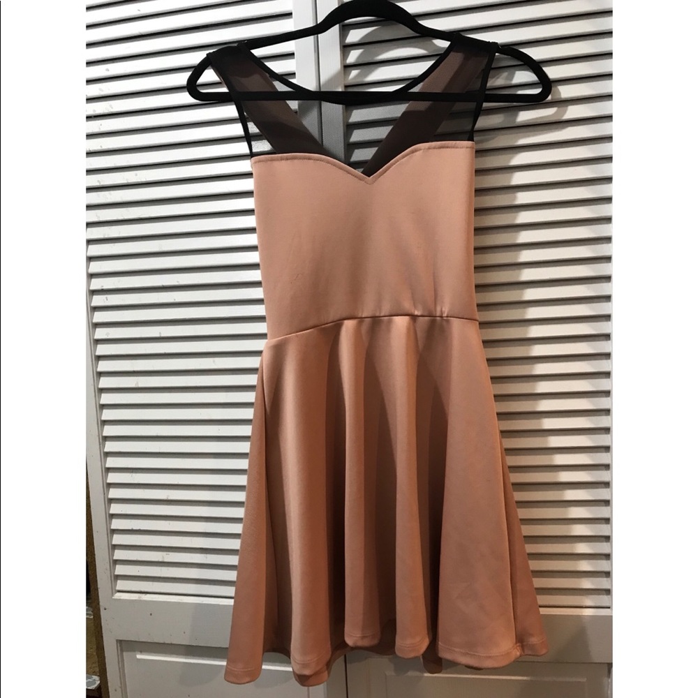 Lulus Pink Skater Dress